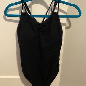 Strappy Black Leotard